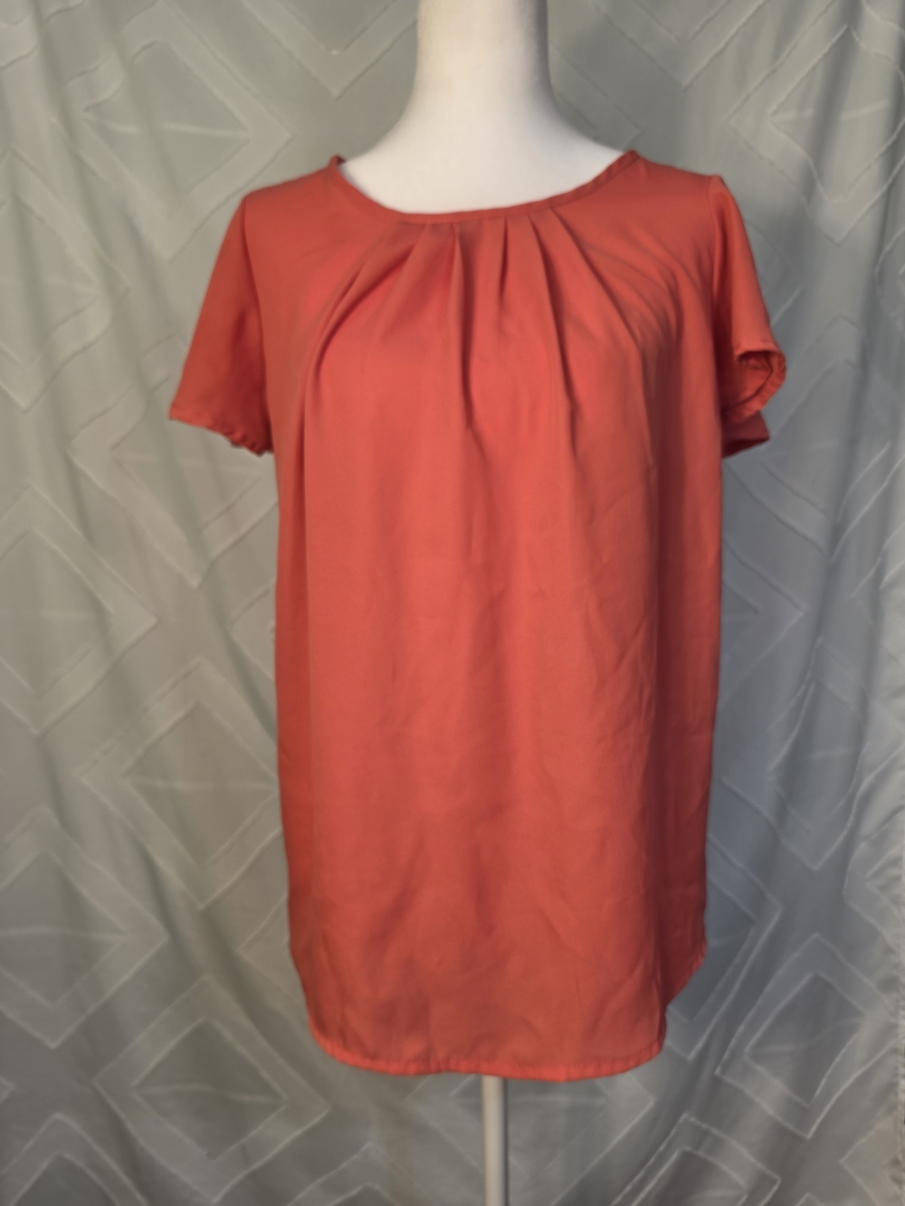 Classic Short-Sleeve Top Coral